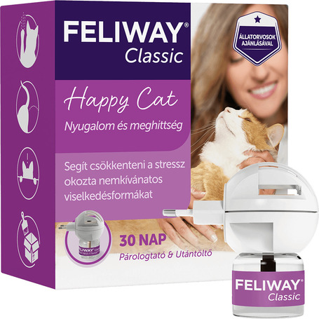 Feliway Classic nyugtató hatású párologtató macskáknak
