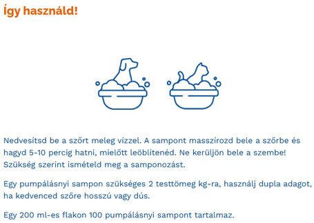 Douxo S3 Pyo sampon kutyáknak és macskáknak