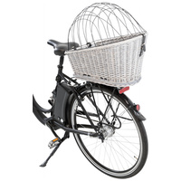 Trixie szürke fonott szállítókosár kerékpárra #17