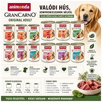 Animonda GranCarno Original: valódi hús, kompromisszumok nélkül a felnőtt kutyádnak
