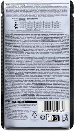 Belcando Junior alutasak csirkehússal és sárgarépával