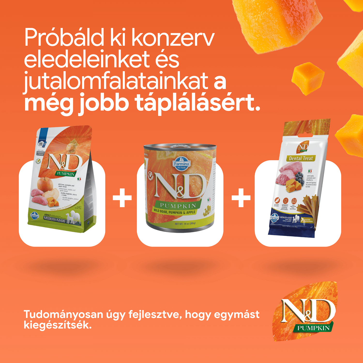 N&D Dog Grain Free Adult Medium/Maxi Wild Boar, Pumpkin & Apple - zoom