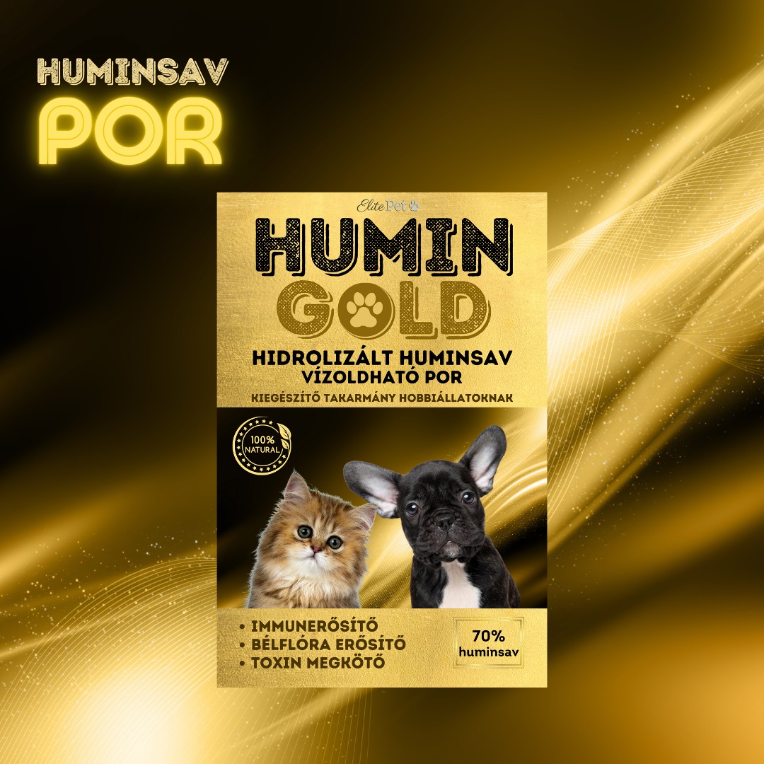 Imunizator Humin Gold cu acid humic hidrolizat pentru câini și pisici