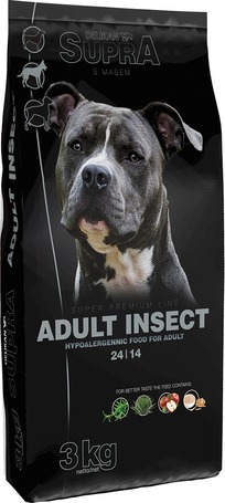 Supra Dog Adult Hypoallergenic Insect | Rovarfehérjés kutyaeledel