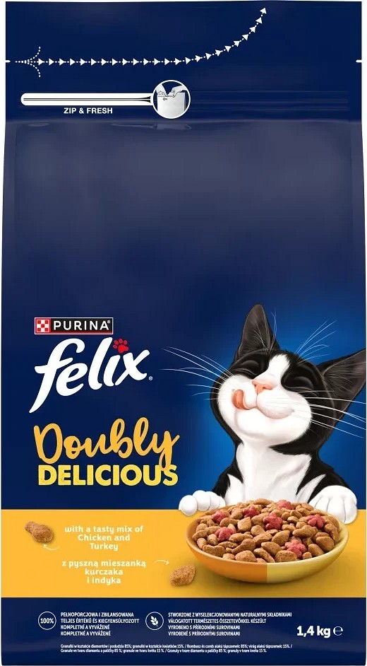 Felix Doubly Delicious hrană uscată cu sfeclă