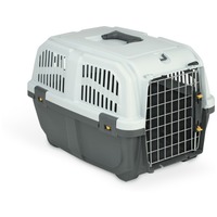 Skudo - Cutie de transport cu ușă metalică pentru câini pentru călătorii cu mașina, avionul
