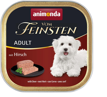 Animonda Vom Feinsten Hirsch szarvashúsos kutyaeledel Animonda Vom Feinsten Hirsch szarvashúsos kutyaeledel