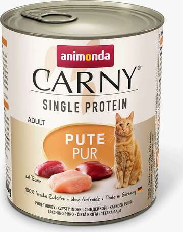 Animonda Carny Single Protein tiszta pulykahúsos konzerv macskáknak