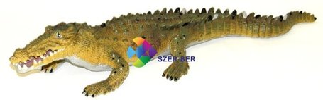 Krokodil levegőporlasztós akvárium dekoráció