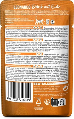 Leonardo Drink Duck alutasakos ital kacsahússal