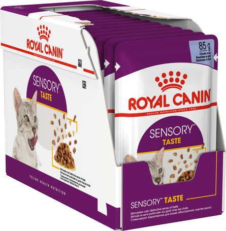 Royal Canin Sensory Taste Jelly - Zselés felnőtt macska nedves táp fokozott íz élménnye