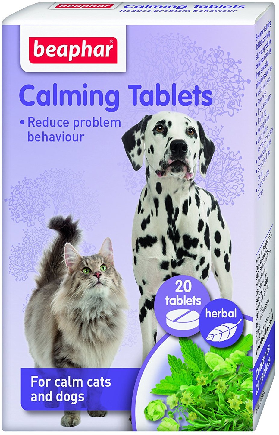 Beaphar Calming Tablets - Tablete de calmare pe bază de plante pentru câini și pisici