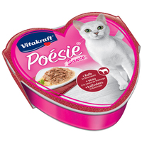 Vitakraft Poésie alutálkás macskaeledel borjúhússal sajtszószban