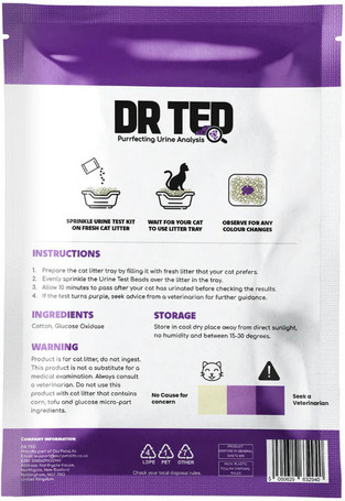 Dr Ted Cat Urine Test Kit - Glükóz vizelet teszt macskáknak