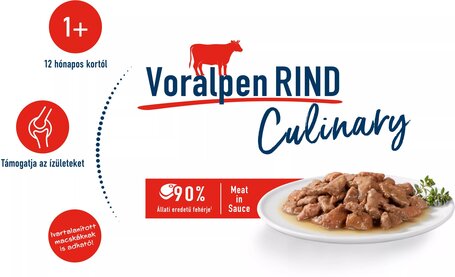 Happy Cat Culinary Meat in Sauce Voralpen-Rind l Alutasakos eledel macskáknak marhahússal