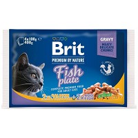 Brit Premium Cat Pouches Fish Plate (4 x 100 g) 400 g