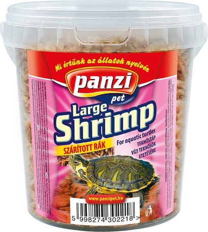 Panzi Nagy Shrimp teknőstáp