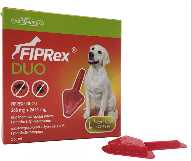 Fiprex Duo picături soluție antiparazitară pentru câini - zoom