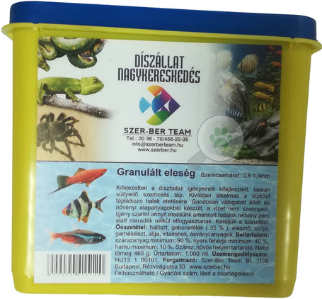 Szer-Ber granulált díszhaltáp