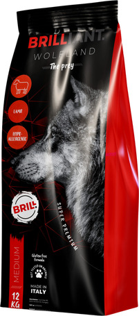 Brilliant Wolfland Lamb & Rice Monoprotein