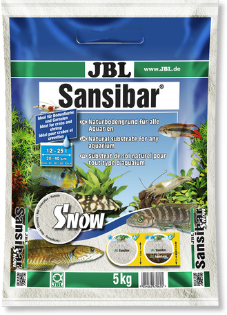 JBL Sansibar Snow természetes akvárium talaj (hófehér)