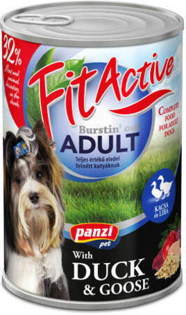 FitActive Dog Adult Duck & Goose konzerv kutyáknak FitActive Dog Adult Duck & Goose konzerv kutyáknak