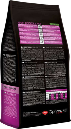 Visán Optimanova Dog Adult Medium Chicken & Rice | Közepes testű felnőtt kutyáknak