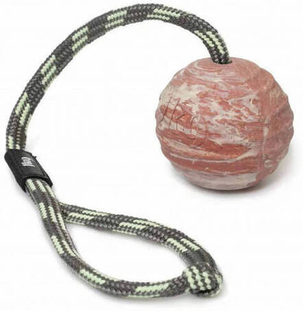 Julius-K9 IDC kaucsuk labda fogós zsinórral