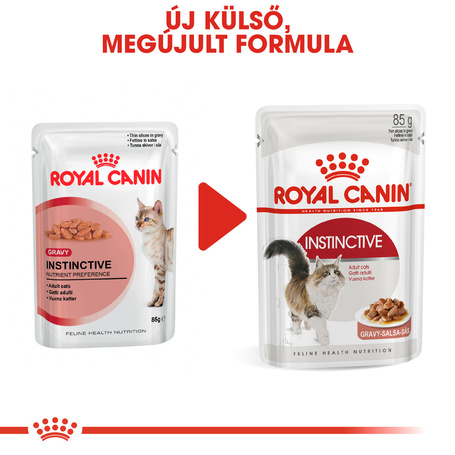 Royal Canin Instincive Gravy - Felnőtt macska szószos nedves táp