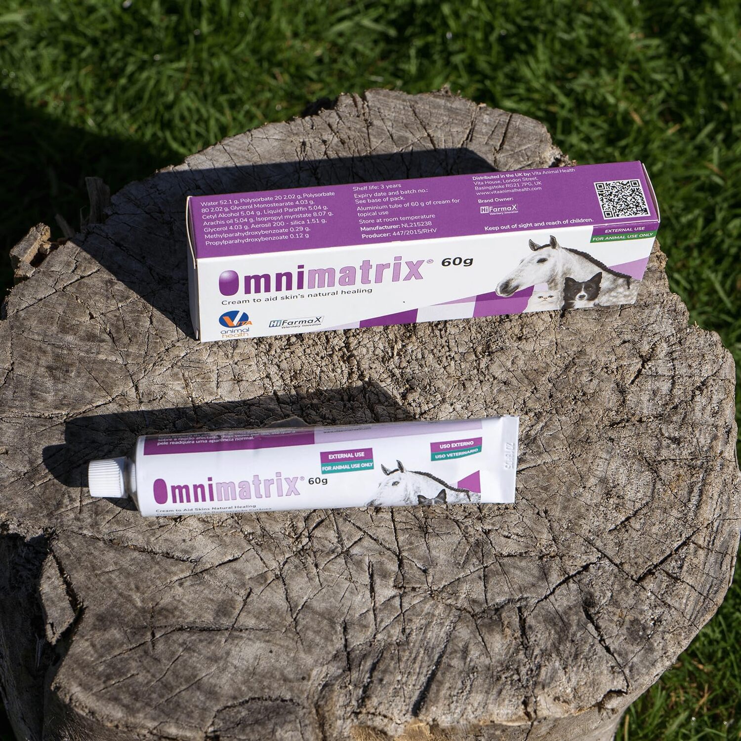 Omnimatrix cremă antiseptică și cicatrizantă pentru animale - zoom