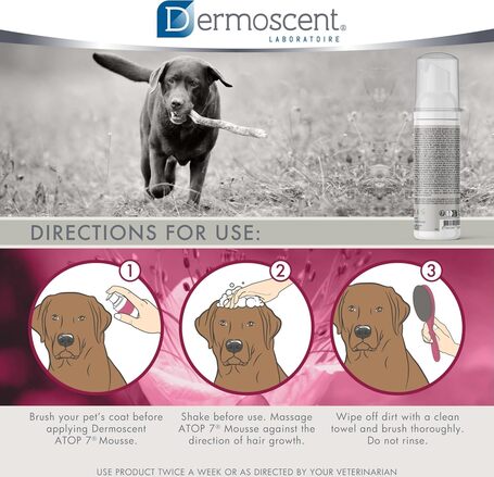 Dermoscent ATOP 7 Mousse kutyáknak és macskáknak