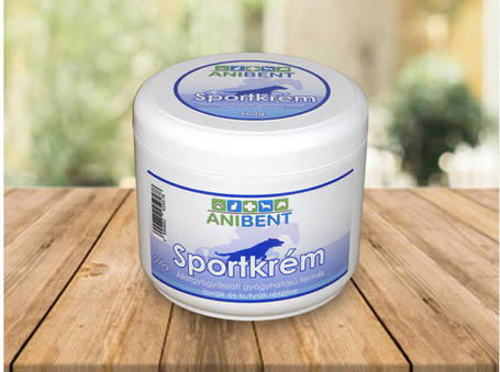 Anibent sportkrém kutyák és lovak részére, izomlazító és regeneráló hatással