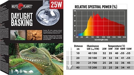Repti Planet Daylight Basking All in One - Természetes nappali fényt sugárzó izzó
