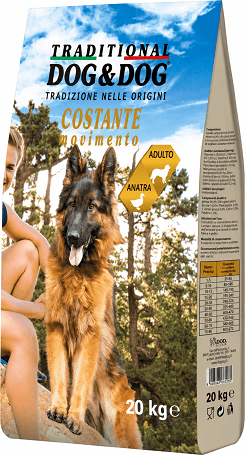 Dog & Dog Costante Movimento kacsa ízű kutyatáp 20 kg