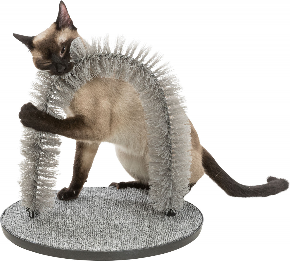 Trixie perie tip arc de masaj si ingrijire blanurilor pentru pisici - zoom