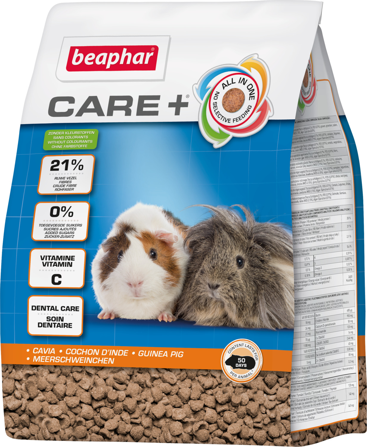 Beaphar Care+ Hrană pentru porcușori de Guineea