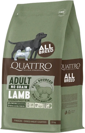 Quattro Adult No Grain Lamb Monoprotein