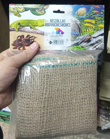 Juta növényültető zsák kerti tóba